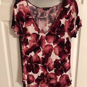 Dynamite short sleeve floral shirt